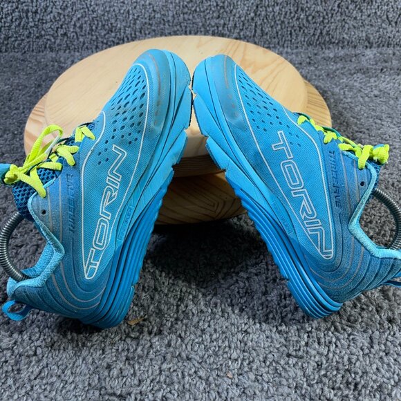 Altra Torin 3.5 Running Shoe Women Sz 8.5 Blue Yellow Zero Drop Barefoot Sneaker - Picture 5 of 9